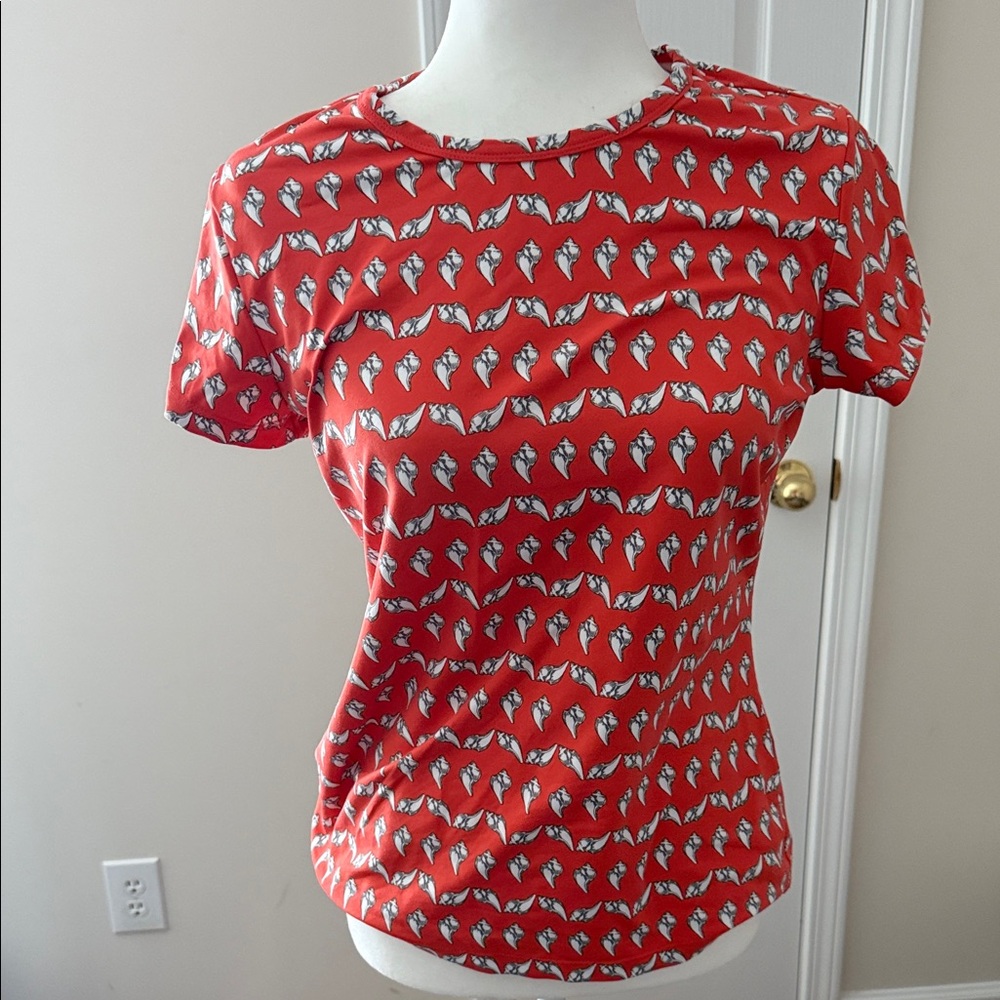 Red Graphic Women's Top